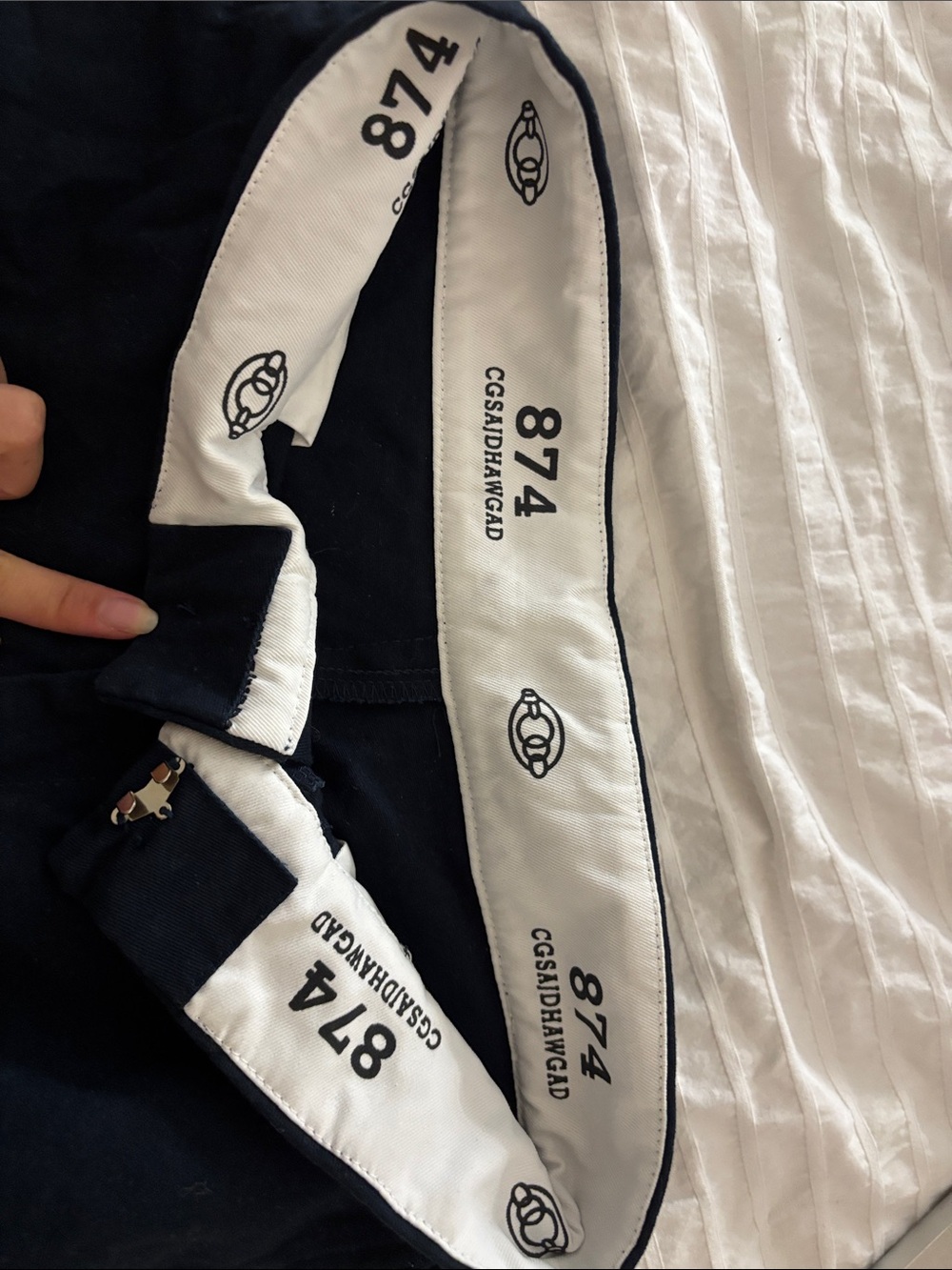 Navy pants - Picture 3 of 3